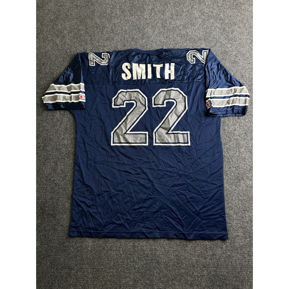Vintage 90s Champion Emmitt Smith #22 Dallas Cowboys Jersey, Size 2XL (52)